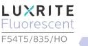 LUXRITE LR20775 F54T5/835/HO 54W 4 FT Fluorescent Tube Bulb, 3500K 12 Pack - Image 2