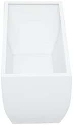 Deco 79 CosmoLiving by Cosmopolitan Metal Indoor Outdoor Planter, Set of 3 20", 18", 16" W, White - Image 4
