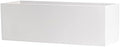 Belmont Rectangle Fiberglass Planter Box, White, L:36" x W:16" x H:16" by Root+and+Stock