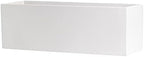 Belmont Rectangle Fiberglass Planter Box, White, L:36" x W:16" x H:16" by Root+and+Stock