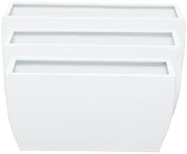 Deco 79 CosmoLiving by Cosmopolitan Metal Indoor Outdoor Planter, Set of 3 20", 18", 16" W, White - Image 6