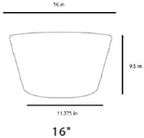 The HC Companies Whiskey Barrel Planter - Decorative Garden Pots - Indoor & Outdoor Resin Planters - Weather-Resistant Planting Pots (16” Aged Oak) - Image 5