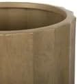 16" Modern Gypsum Planter with Drainage Hole,Red - Image 3