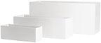 Belmont Rectangle Fiberglass Planter Box, White, L:36" x W:16" x H:16" - Image 3