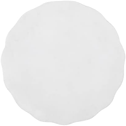 ø15.25'' Concrete Side Table End Table for Outdoor & Living Room, Durable and Lightweight, Cement Material, Geometric Dimensional Diamond Pattern, No Assembly, Antique White - Image 5