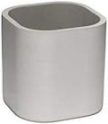 TIVIT LIKEconcrete Modern, Minimalist, Artisan, Square Concrete Planter 5 Inch, Danish Designed Home Or Office Concrete Plant Pot, Interior Decoration, Hand-Poured, Unique Finish, Durable – Gray by TIVIT