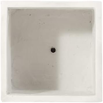 Lightweight Concrete Planters, 13.75 Inch, Antique White - Image 7