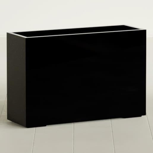 Greenline Alice Tall Rectangular Fiberglass Planter, Outdoor Planter Box by GreenlinePlanters
