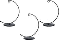 3 Pieces Black Metal Display Holder for Succulents Glass Globes and Decorative Items Indoor Outdoor Use Terrariums Styles Lights and Decorative Accent in Any Room by Unknown
