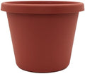 The HC Companies Prima Round Plastic Plant Pot w/Rolled Rim - Lightweight & UV Resistant Flower Pot for Herbs & More - Outdoor & Indoor Plant Pots w/Drainage (24 inch, Clay, Pack of 1) by TheHCCompanies