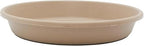The HC Companies Flower Pot Saucers - Plastic Plant Saucer for Outdoors & Indoors - Traditional Design Plant Pot Trays for Water Drainage - Durable & Stylish Round Plant Tray (17.5-inch Sandstone) by TheHCCompanies