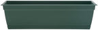 Bloem Dayton 24" Recycled Plastic Window Box Planter, Turtle Green, 3-Pack - Image 4