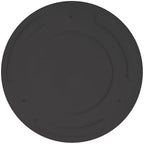 Bloem Mathers Round Planter with Saucer Tray: 12" - Black - Modern Design, Durable Plastic Pot, Removable Saucer, for Indoor & Outdoor Use, Gardening, 5.8 Gallon Capacity - Image 5