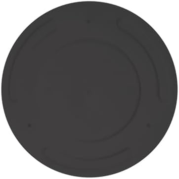 Bloem Mathers Round Planter with Saucer Tray: 12" - Black - Modern Design, Durable Plastic Pot, Removable Saucer, for Indoor & Outdoor Use, Gardening, 5.8 Gallon Capacity - Image 5