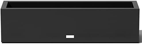 Veradek Block Series Trough Planter - Rectangular Outdoor Window Box by VeradekOutdoor