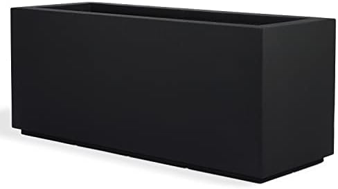 PolyStone 46" Large Rectangular Outdoor Planter Box, Lightweight, Insulated by PolyStonePlanters