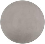 ø15.75'' Concrete Side Table End Table for Outdoor & Living Room, Modern Round Circle Style, Durable and Lightweight, Cement & MGO Material, No Assembly, Light Gray - Image 6