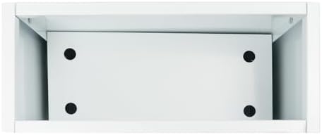 Xuthusman 24"X10"X24" Metal Planter Box,Free Standing Rectangular Plant Box with Removable Shelf Drainage Hole Modern Outdoor/Indoor Flower Box for Windowsill Garden Balcony（White） - Image 5