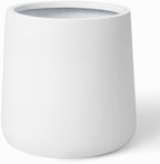 KUTE NEST 14" H x 13.7" D Premium Conico Fiberstone Planter - White by KuteNest
