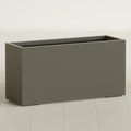 Greenline Leo Tall Rectangular Fiberglass Planter, Outdoor Planter Box by GreenlinePlanters