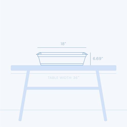 Bloem Dura Cotta 18" Plastic Window Box Planter, Terra Cotta, 3-Pack - Image 3