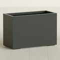 Greenline Leo Tall Rectangular Fiberglass Planter, Outdoor Planter Box by GreenlinePlanters