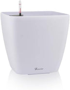 Dexceder 15x14 Self Watering Planter with Wheels (White Matte) by Dexceder