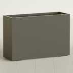 Greenline Alice Tall Rectangular Fiberglass Planter, Outdoor Planter Box by GreenlinePlanters