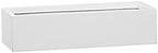 Modern Rectangular White Flower Planter - Fiberstone Low Slim Balcony Planter Box,4" H x 6" W x 15" Lg - by Pottery Pots - The Essentials Series by Pottery+Pots