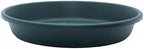 The HC Companies Flower Pot Saucers - Plastic Plant Saucer for Outdoors & Indoors - Traditional Design Plant Pot Trays for Water Drainage - Durable & Stylish Round Plant Tray (17.5-inch Evergreen) by TheHCCompanies