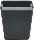 Modern Flower Box for Euro Pallets 24 Pcs Grey, Polypropylene Planter 5.31 x 3.54 x 3.74 in for Indoor Outdoor Use - Image 4