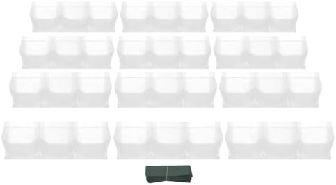Wall Mounted Wall Planter, 36 Pockets Hanging Wall Planter (White) - Image 5