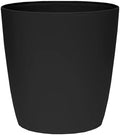 The HC Companies Aria Round Self-Watering Pot - Lightweight Plastic Planter for Herbs & More - Durable Plant Pots for Indoor Plants & Outdoor Plants (10" Matte Black, Pack of 1) by TheHCCompanies