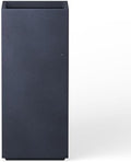 Kante Accent Column Square Charcoal Concrete Planter 23.6" H, Outdoor by Unknown