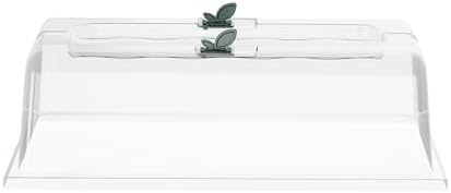 Vego garden Seedling Dome Cover 10" x 20" Food-Grade PET Plastic with Drip Irrigation & Vented Airflow for Seeds Growing Starting, 4 Packs by Unknown