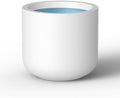 Kante Large Round Cylinder White Concrete Planter 15.8" Tall, Outdoor by Unknown