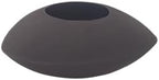 Fab Habitat Cairn Handmade Bowl Metal Planters in Mocha Charcoal - Small, Indoor/Outdoor, Lightweight with Drainage Holes - Image 3