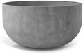 Roco Extra Large Fiberglass Bowl Planter, Round Indoor/Outdoor by Cosapots
