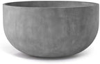 Roco Extra Large Fiberglass Bowl Planter, Round Indoor/Outdoor by Cosapots