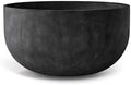 Roco Extra Large Fiberglass Bowl Planter, Round Indoor/Outdoor by Cosapots