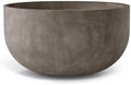 Roco Bowl Indoor/Outdoor Planter, 24x13in River Stone by Cosapots