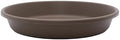 The HC Companies 17.5 Inch Round Plastic Classic Plant Saucer - Indoor Outdoor Plant Trays for Pots - 17.5"x17.5"x3" Chocolate by TheHCCompanies