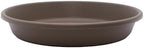 The HC Companies 17.5 Inch Round Plastic Classic Plant Saucer - Indoor Outdoor Plant Trays for Pots - 17.5"x17.5"x3" Chocolate by TheHCCompanies