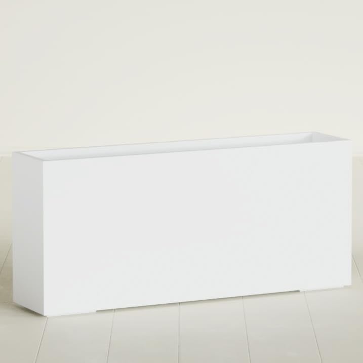 Greenline Alice Tall Rectangular Fiberglass Planter, Outdoor Planter Box by GreenlinePlanters