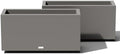 Veradek Block Series Long Box Planter - Rectangular Outdoor Planter by VeradekOutdoor