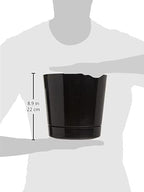 Novelty Majestic Full Depth Round Cylinder Pot, Glossy Black, 8-Inch (10088) (Pack of 2) - Image 7
