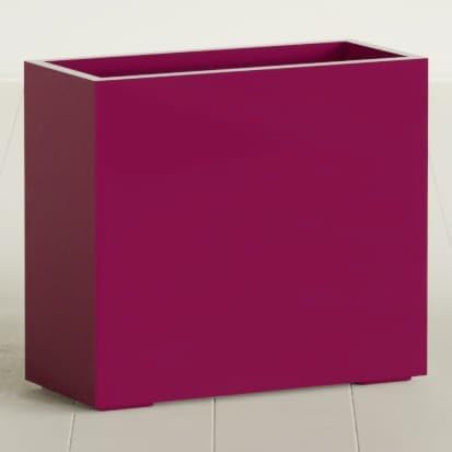 Greenline Alice Tall Rectangular Fiberglass Planter, Outdoor Planter Box by GreenlinePlanters