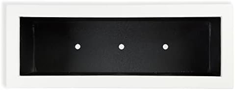 PolyStone Milan Rectangular Trough Planter – 46" x 17" x 19" – Large Lightweight Indoor/Outdoor Planter Box – Modern Stone-Look Resin – Durable All-Weather w/Drainage Holes – Made in USA – White - Image 6