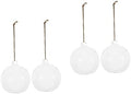 Happyyami 4pcs Hanging Glass Globe Terrarium Microlandscape for Indoor Decor Modern Design for Home Office Balcony and Garden by Happyyami