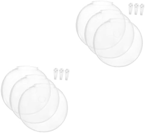 Happyyami 2 Sets Hydroponic Wall Hanging Vase Plant Clear Terrarium Container Wall Hydroponic Vases Globe Flower Vase Air Propagation Stations Wall Bowl Fish Tank Goldfish Bowl Glass Outdoor by Happyyami
